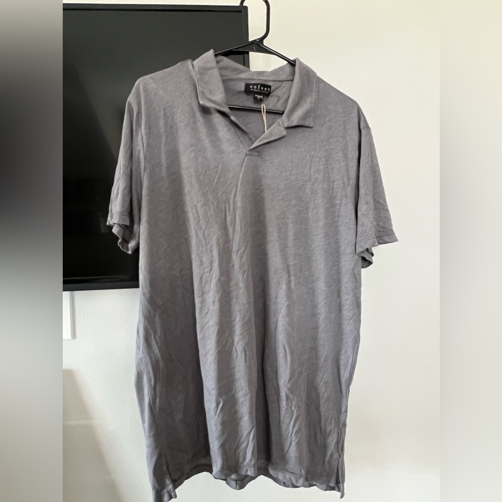 Velvet Brand Gray Collared shirt NEW